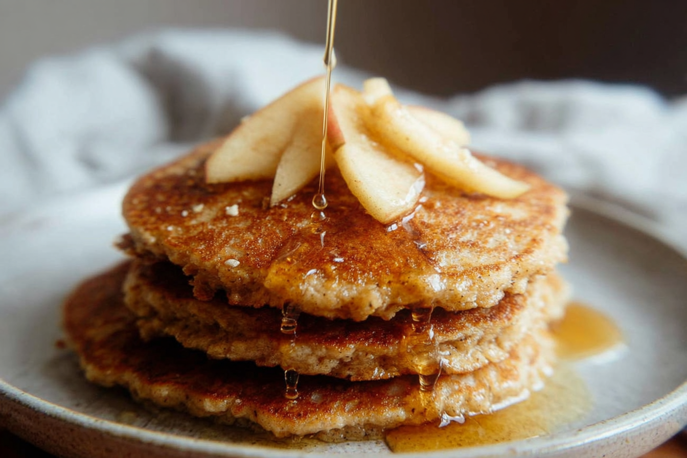 Apple Oat Pancakes Recipe For A Healthy Breakfast Boost 6 Oatmeal Apple Pancakes