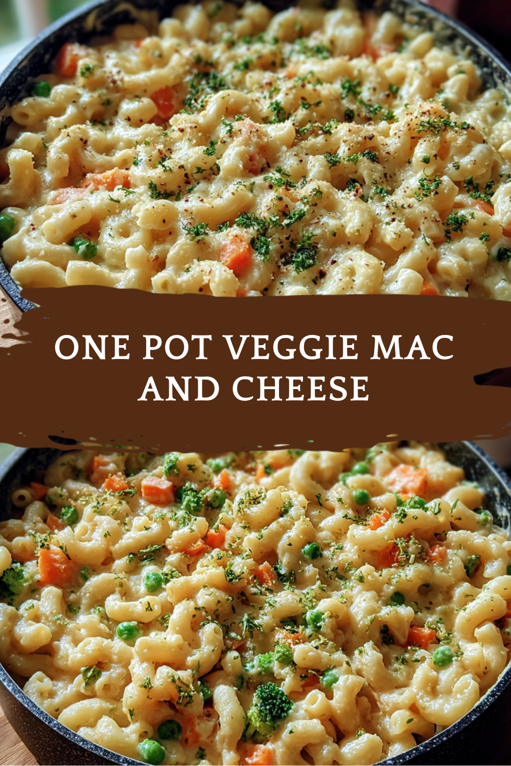 One Pot Veggie Mac And Cheese