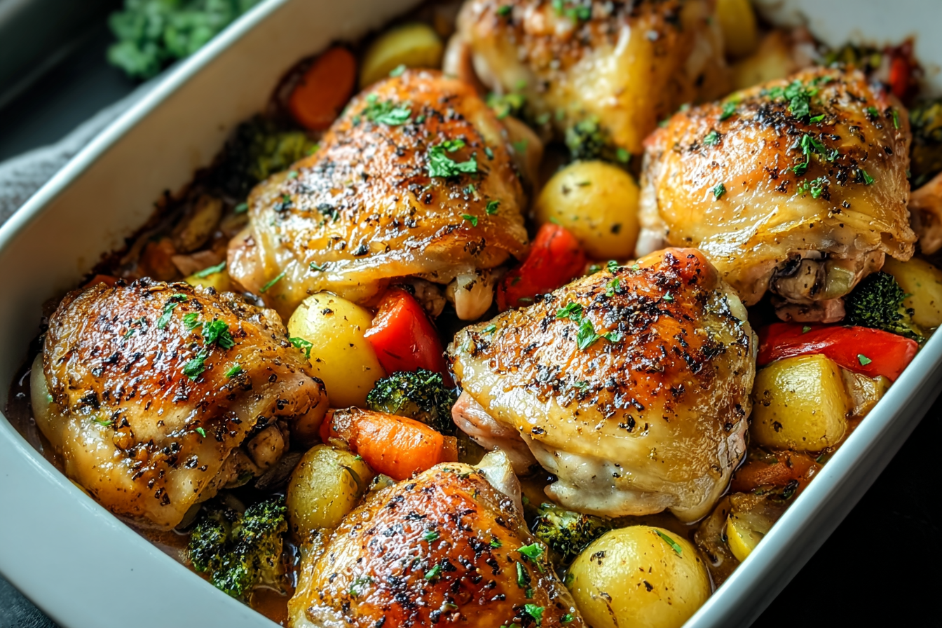 Crispy Baked Chicken Thighs Recipe For Juicy Homemade Flavor 6 Oven Baked Chicken Thighs