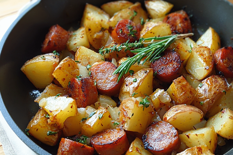 Pan Roasted Sausage And Potatoes Skillet 19.Png