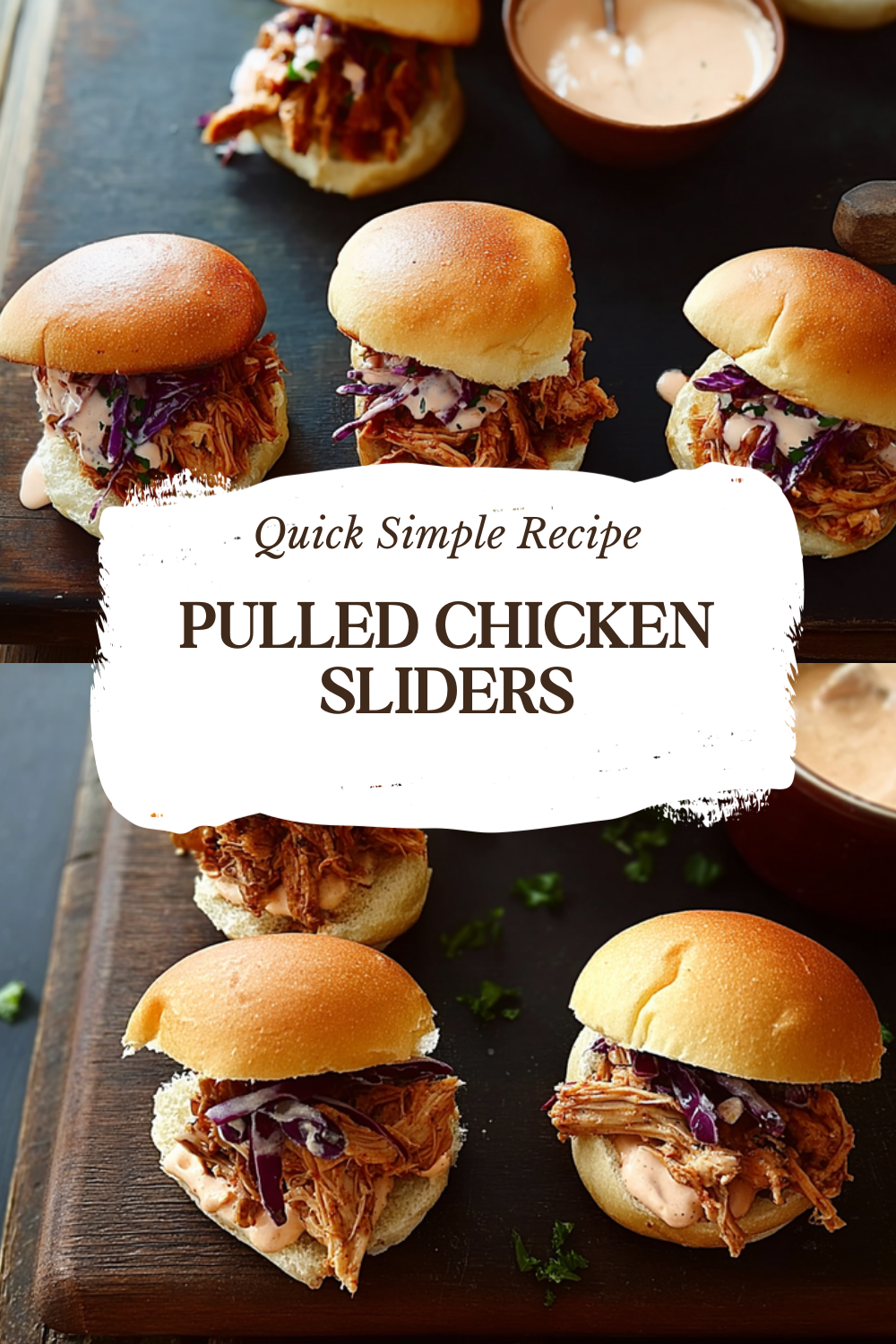 Slow Cooker Pulled Bbq Chicken Sliders Recipe For Easy Meals 7 Pulled Chicken Sliders
