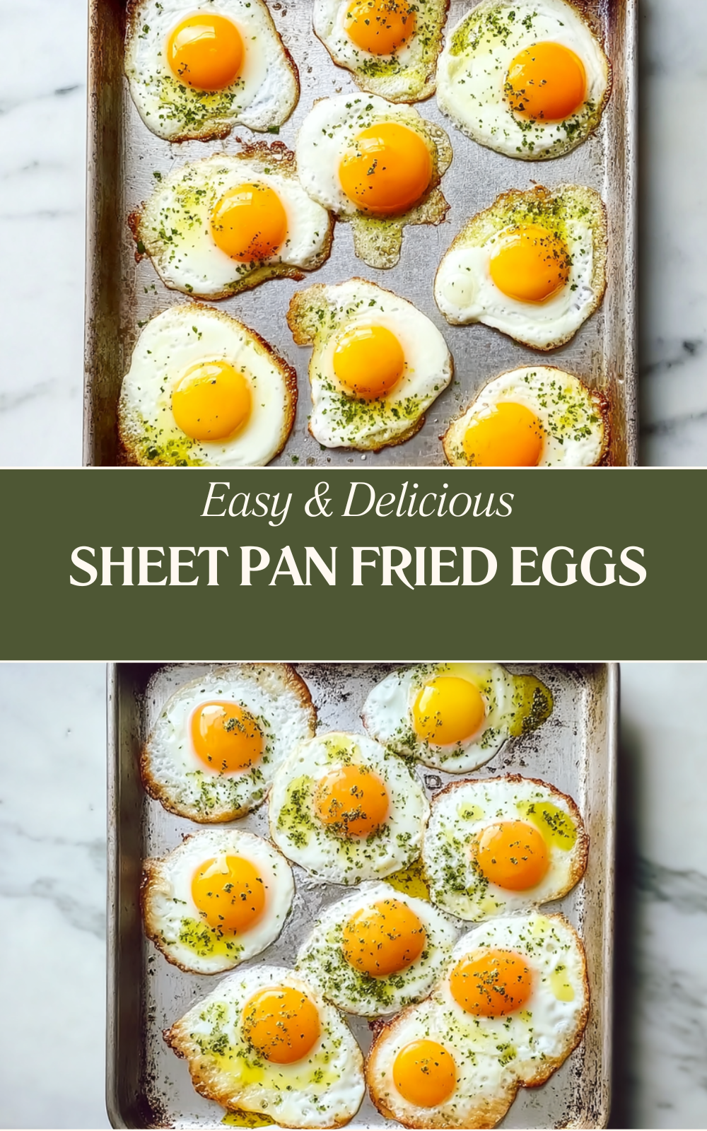 Sheet Pan Fried Eggs