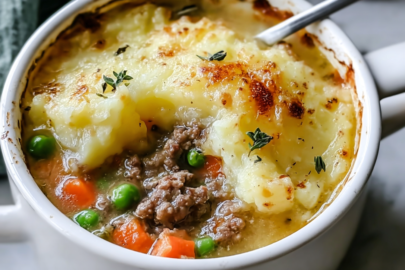 Shepherd'S Pie Soup Recipe With Hearty Ground Beef And Mashed Potato Topping 6 Shepherds Pie Soup