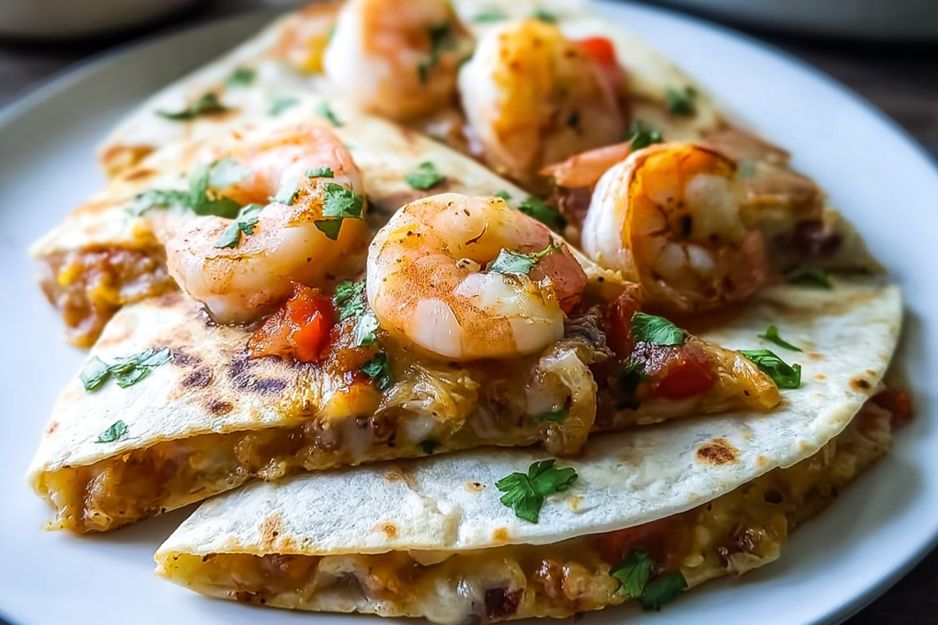 Shrimp Quesadillas Recipe With Cheesy, Spicy Twist 6 Shrimp Quesadillas