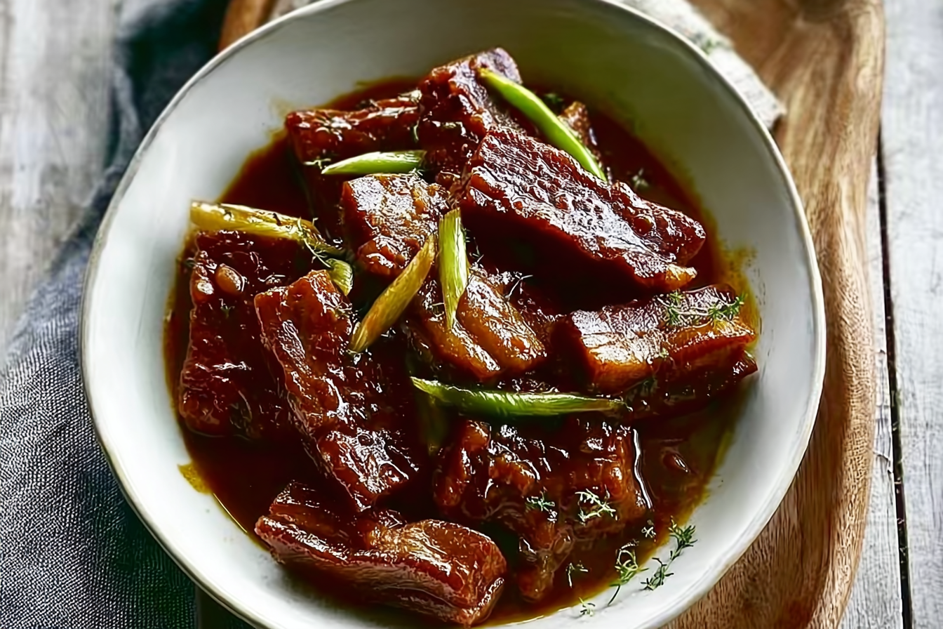 Braised Pork Belly Recipe Easy Hong Shao Rou Style 6 Slow Braised Pork Belly