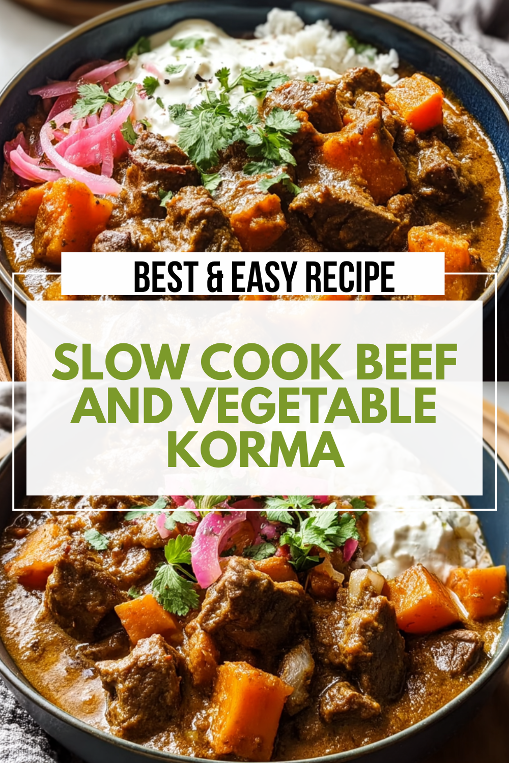 Beef Vegetable Korma Recipe With Rich Spices And Aromatic Sauce 7 Slow Cook Beef And Vegetable Korma