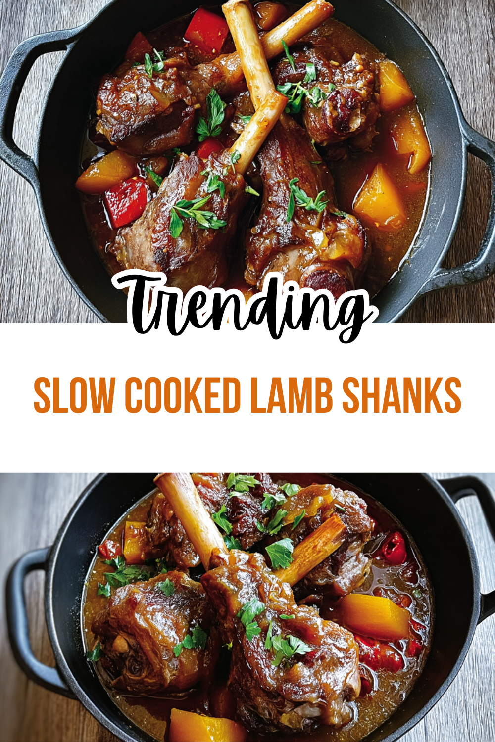 Lamb Shanks Braised In Rich Red Wine Sauce For Tender Flavor 7 Slow Cooked Lamb Shanks