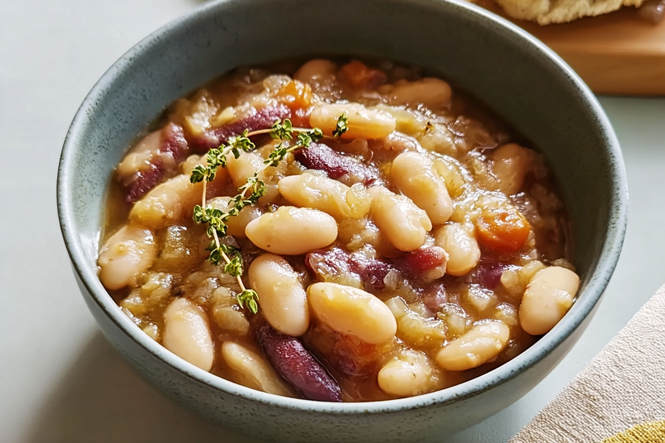 Slow Cooker White Beans With Ham For Hearty Comfort Meals 6 Slow Cooker Northern White Bean