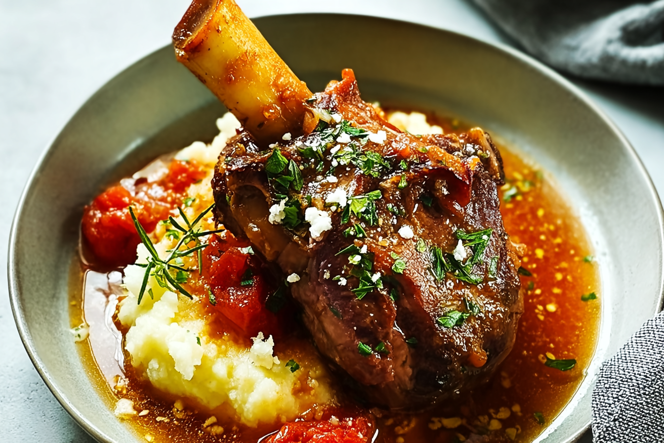 Slow Roasted Lamb Shanks