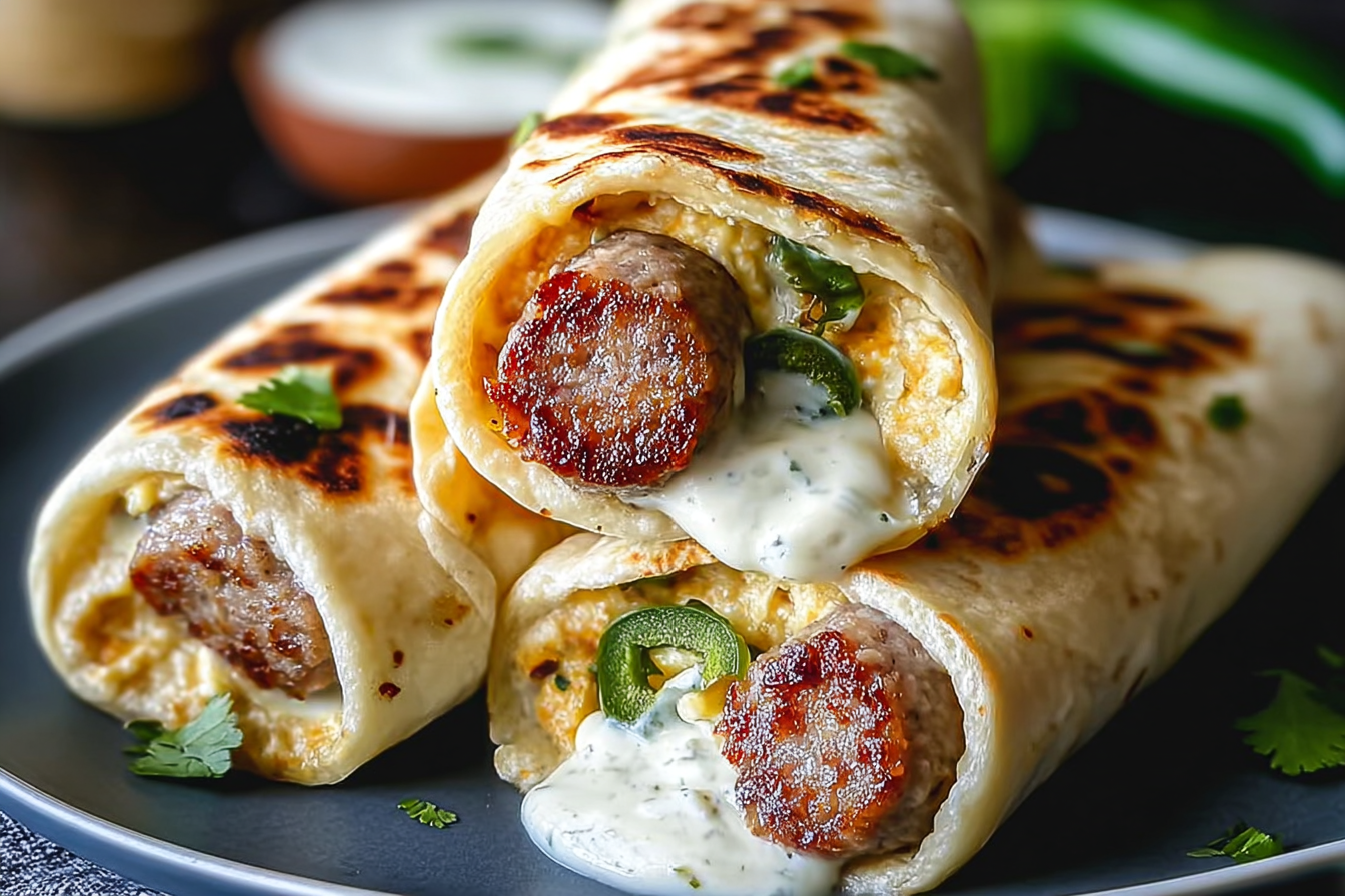 Cowboy Butter Brats Recipe With Garlic Herb Flavor Twist 6 Smashed Cowboy Butter Sausage Wraps