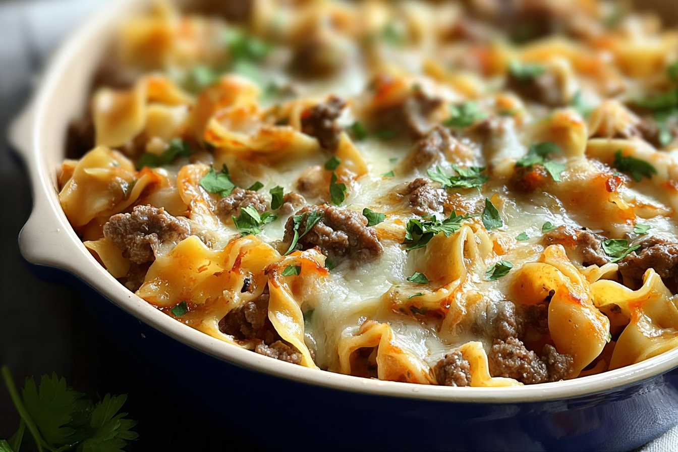 Sour Cream Beef Noodle Casserole