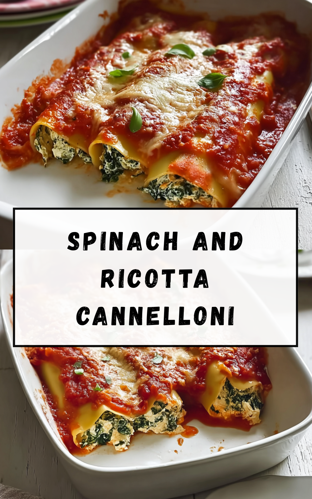 Spinach Ricotta Cannelloni Recipe With Creamy Cheese Filling 7 Spinach And Ricotta Cannelloni