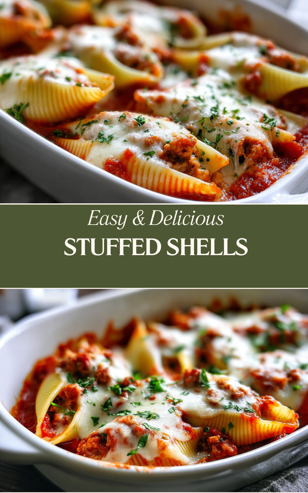 Stuffed Shells Recipe With Creamy Cheese And Savory Sauce 7 Stuffed Shells