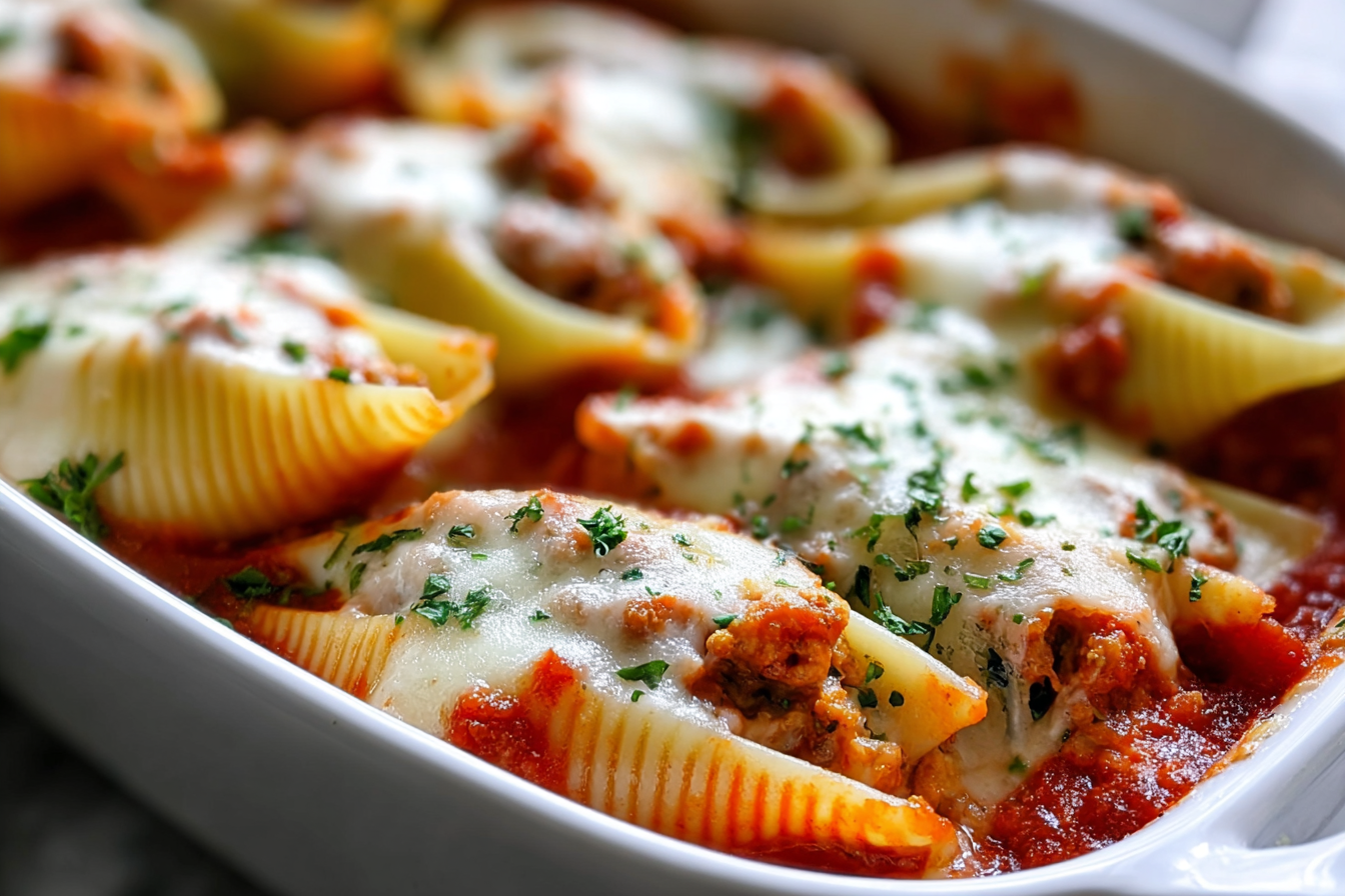 Stuffed Shells Recipe With Creamy Cheese And Savory Sauce 6 Stuffed Shells