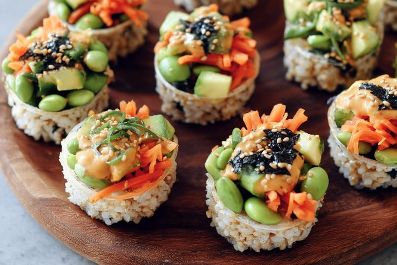 Baked Salmon Sushi Cups Recipe Inspired By Viral Tiktok Trends 6 Sushi Cups