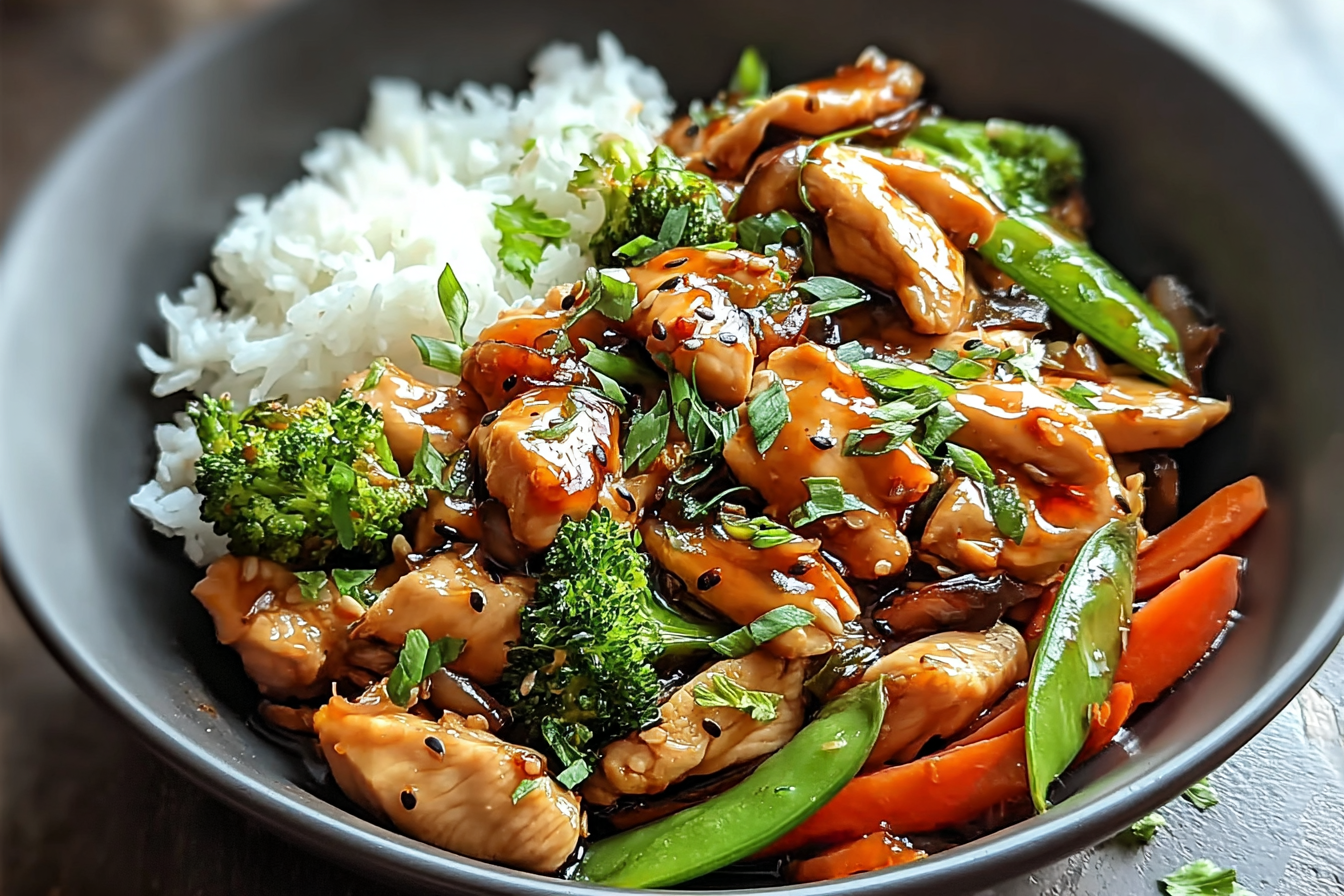 Teriyaki Chicken Stir Fry Recipe With Quick Homemade Sauce 6 Teriyaki Chicken Stir Fry