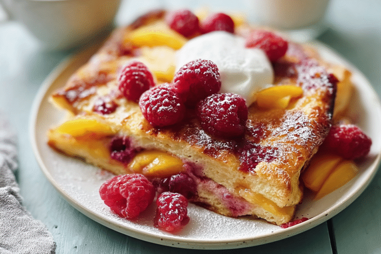 Tray Bake Pancake Raspberry Mango 7.Png