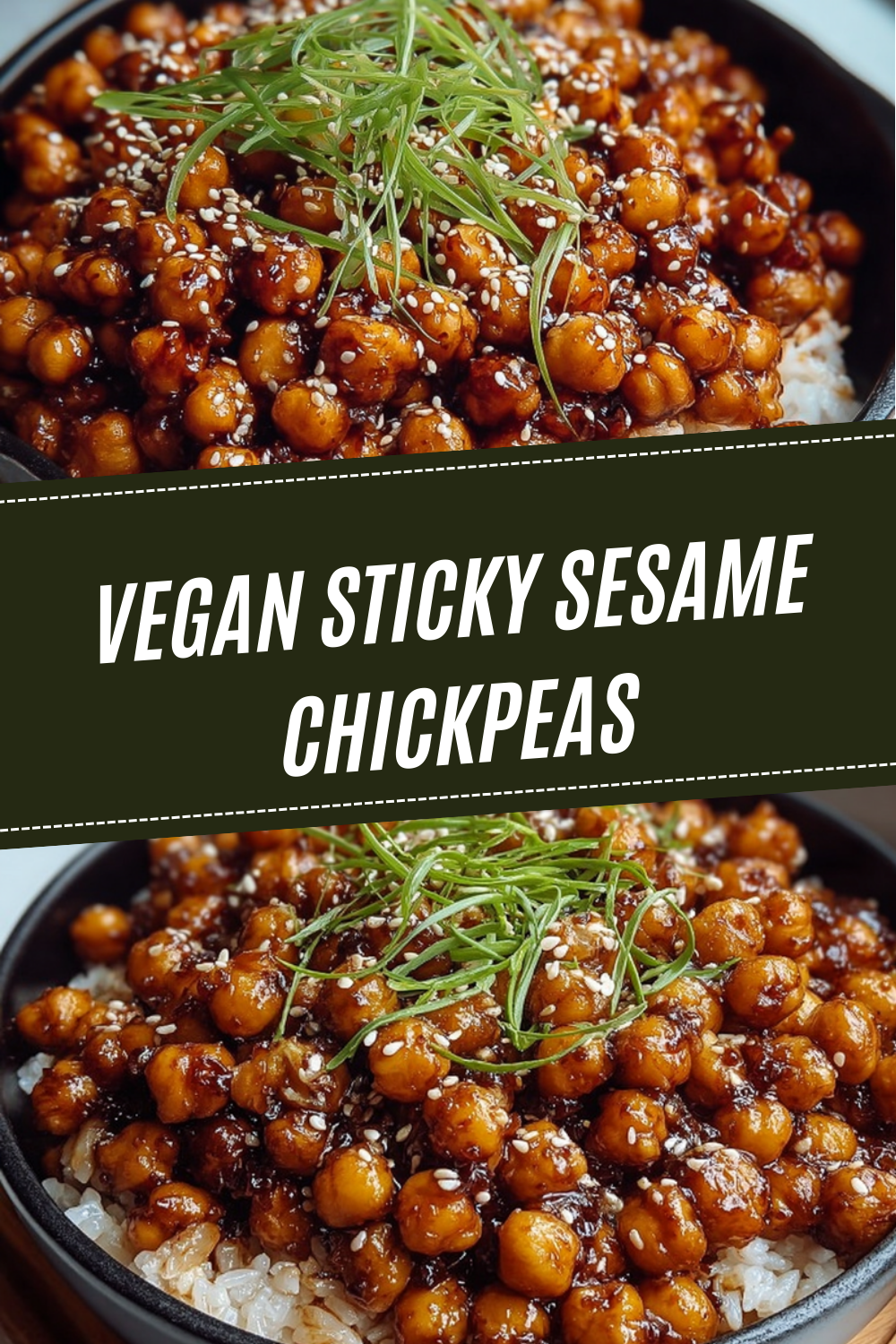 Vegan Sticky Sesame Chickpeas Recipe For Quick Flavorful Meals 7 Vegan Sticky Sesame Chickpeas