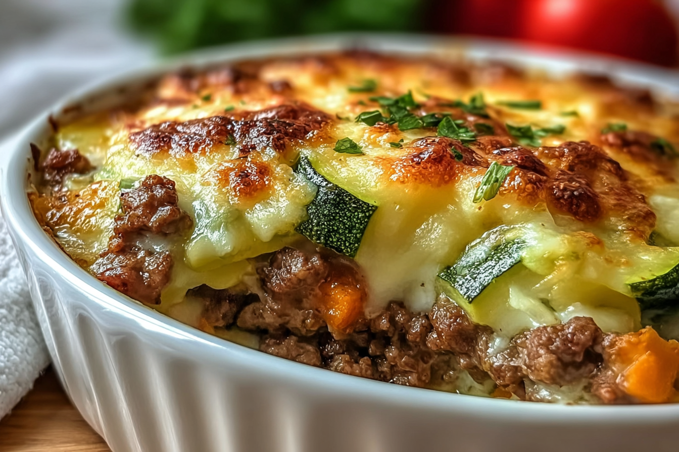 Zucchini Hamburger Casserole