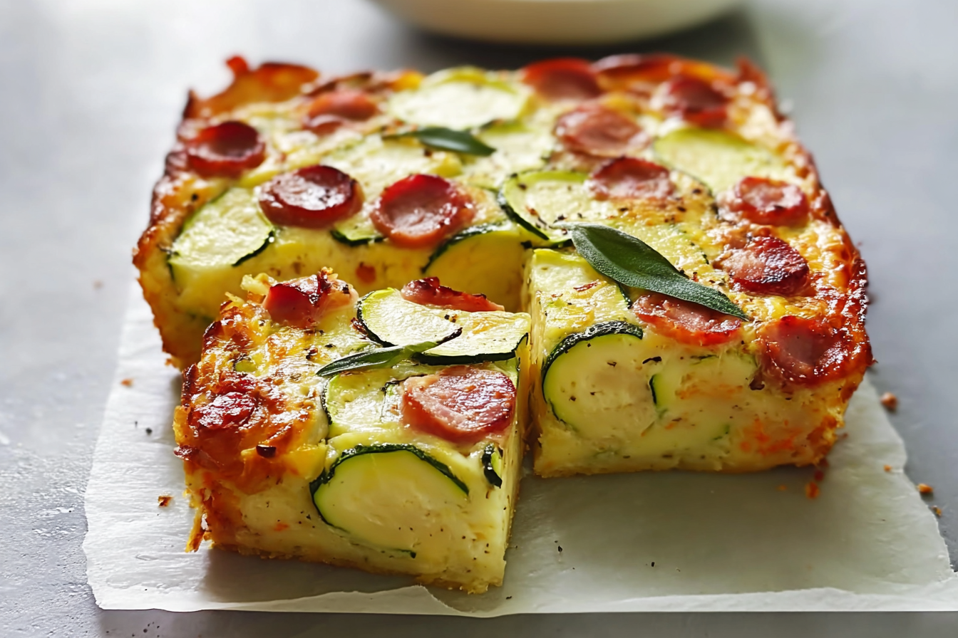 Zucchini Slice Recipe With Cheese And Herbs For Quick Meals 6 Zucchini Slice