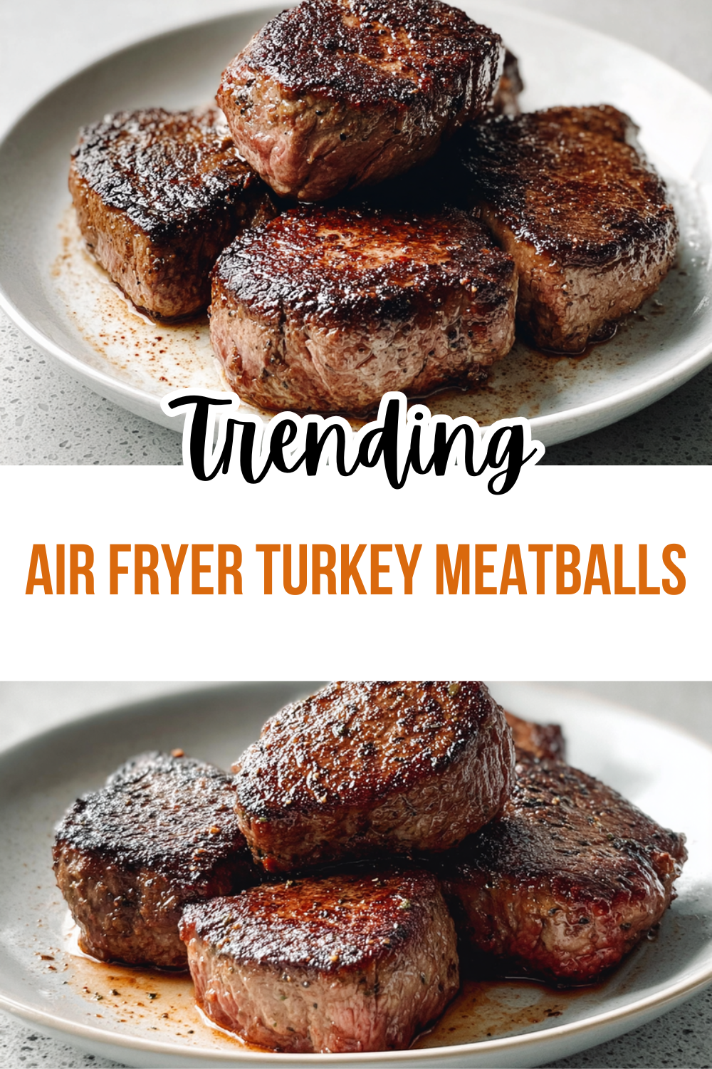 Air Fryer Turkey Meatballs
