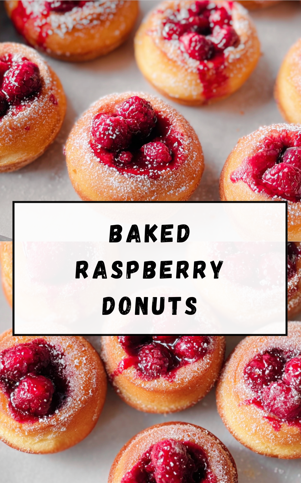 Baked Raspberry Donuts