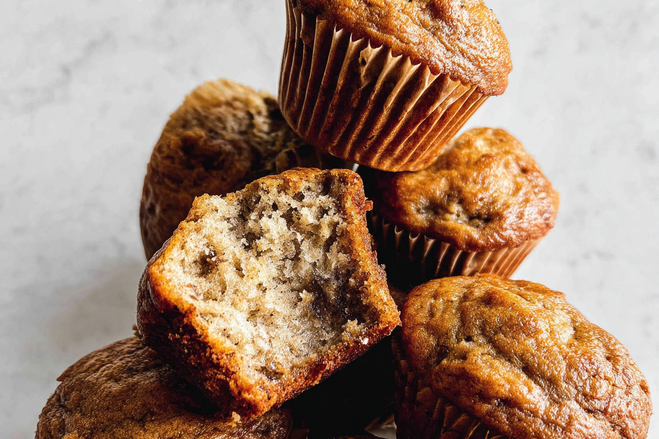 Banana Muffins Quick And Easy Recipe 6 Banana Muffins
