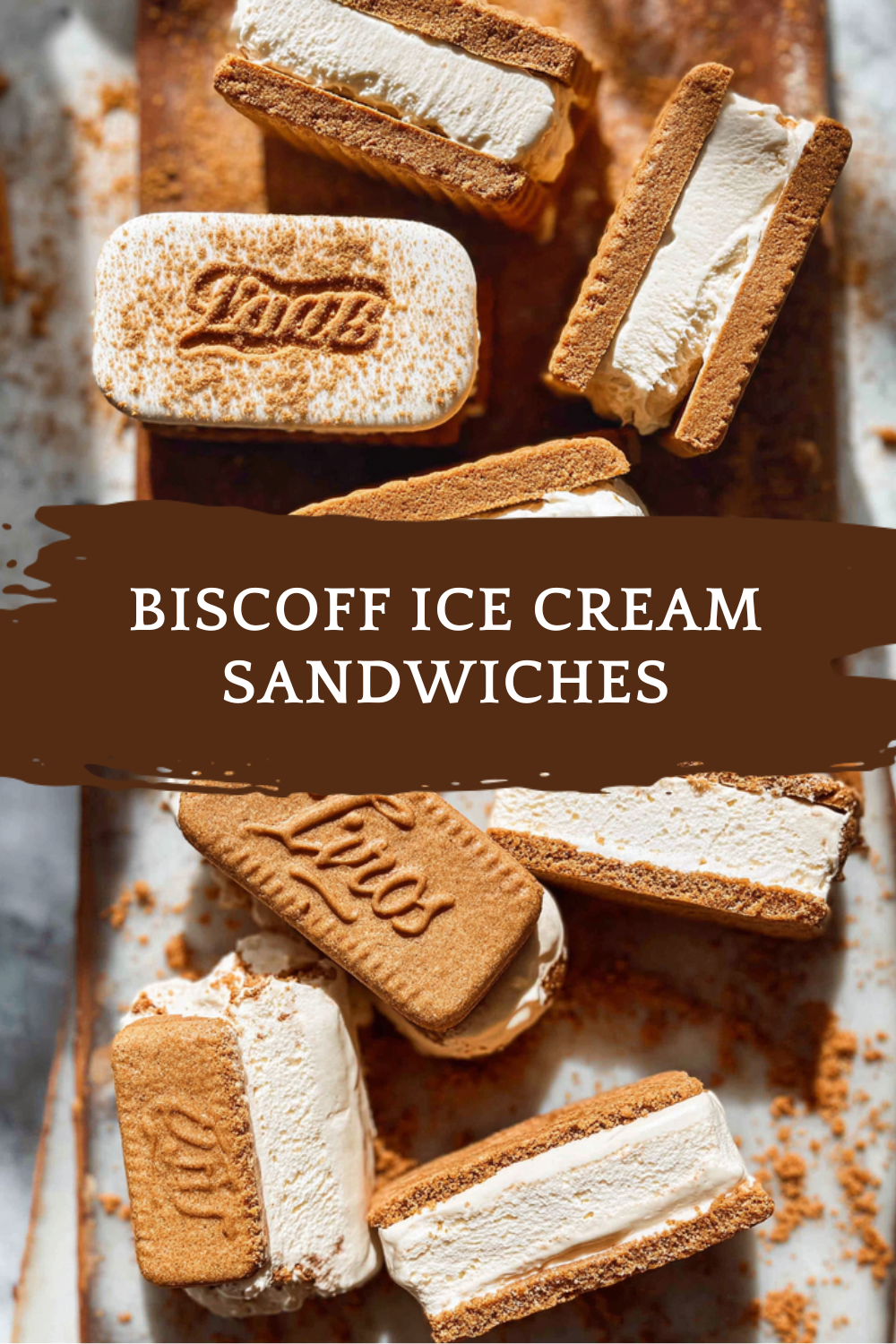 Biscoff Ice Cream Sandwiches