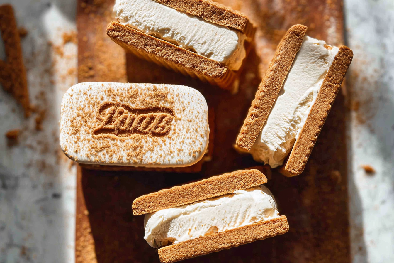 Biscoff Ice Cream Sandwiches