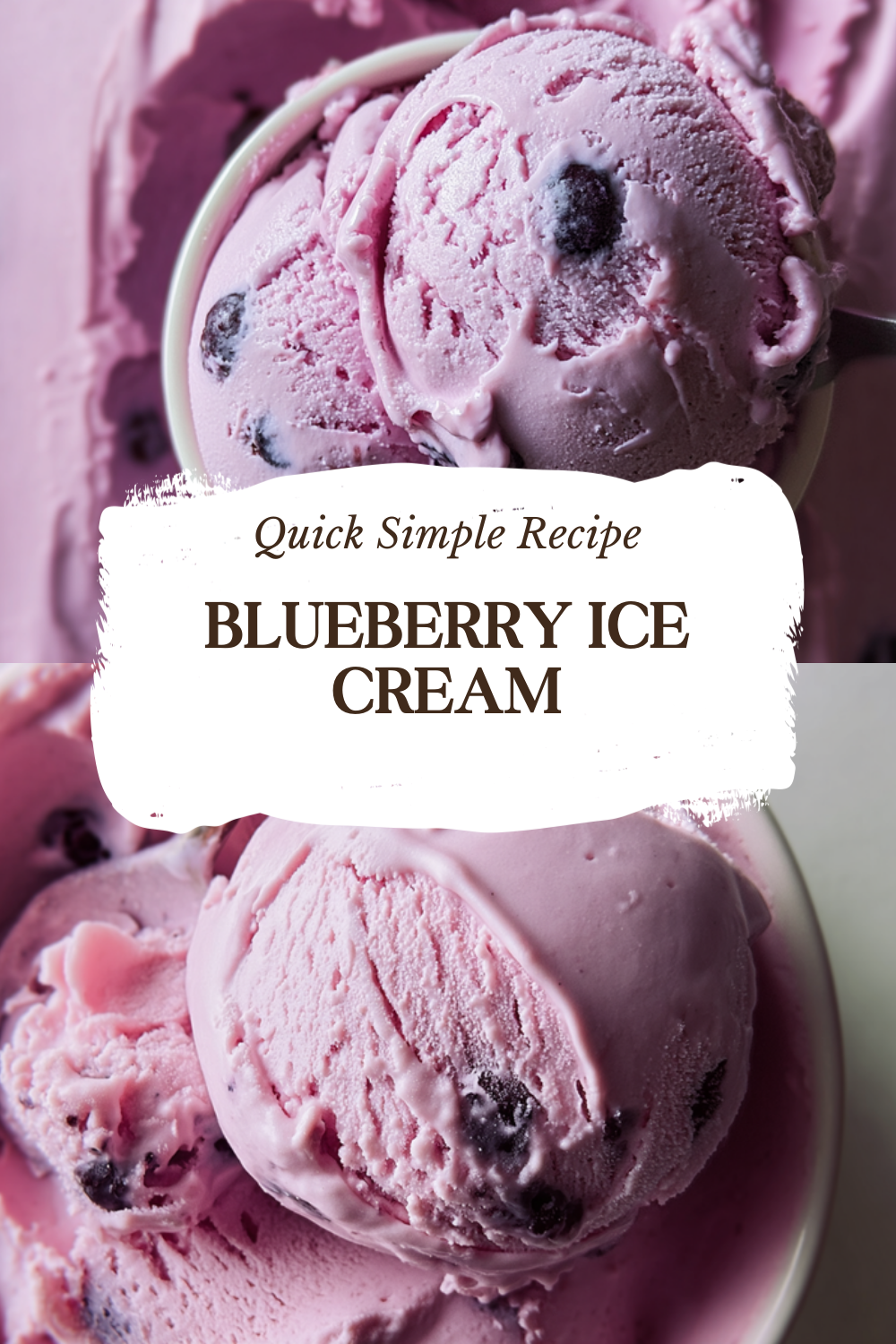 Blueberry Ice Cream