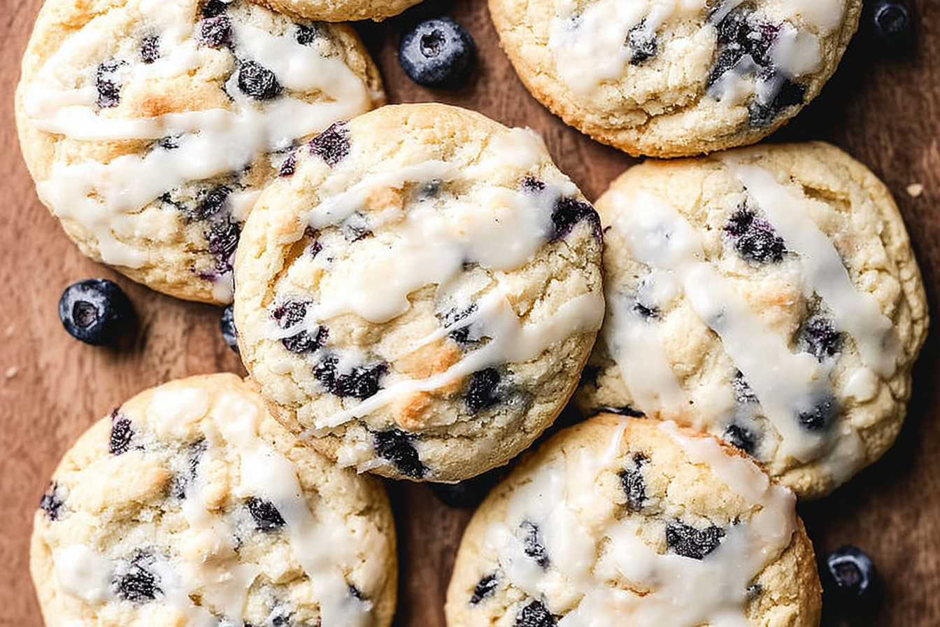 Blueberry Muffin Cookies Recipe Soft Chewy Bakery Style 6 Blueberry Muffin Cookies