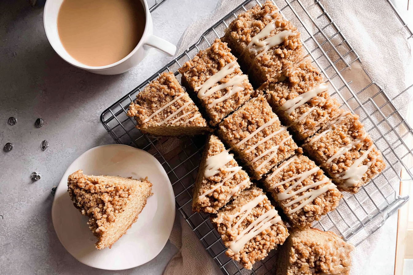 Brown Butter Maple Crumb Cake