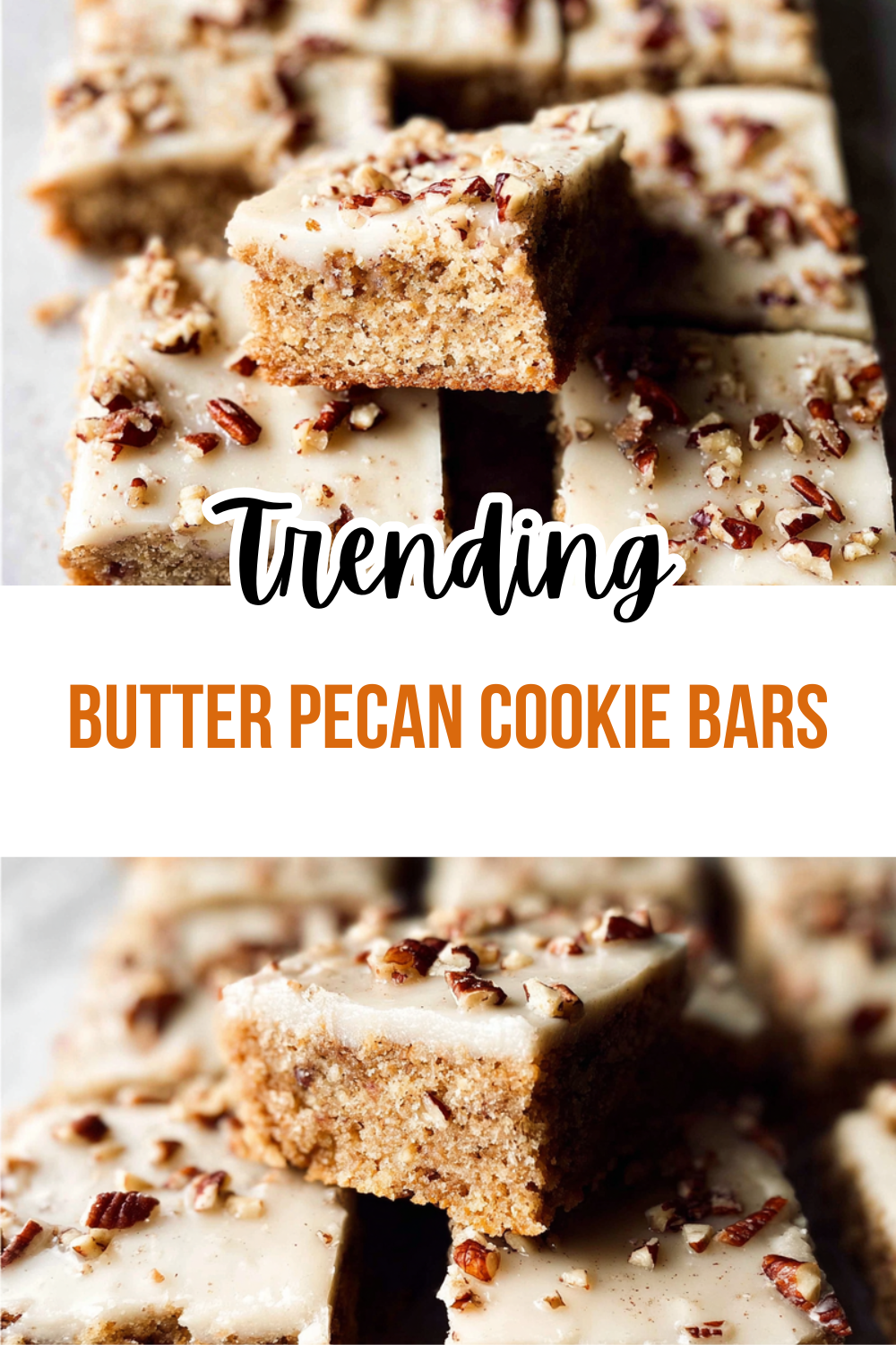 Butter Pecan Cookie Bars