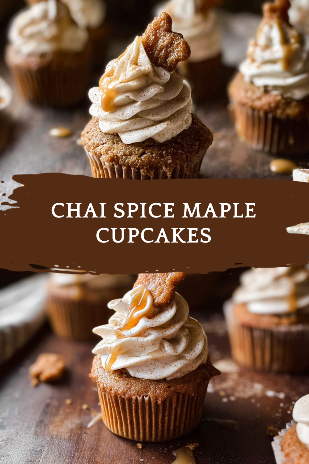 Chai Spice Maple Cupcakes