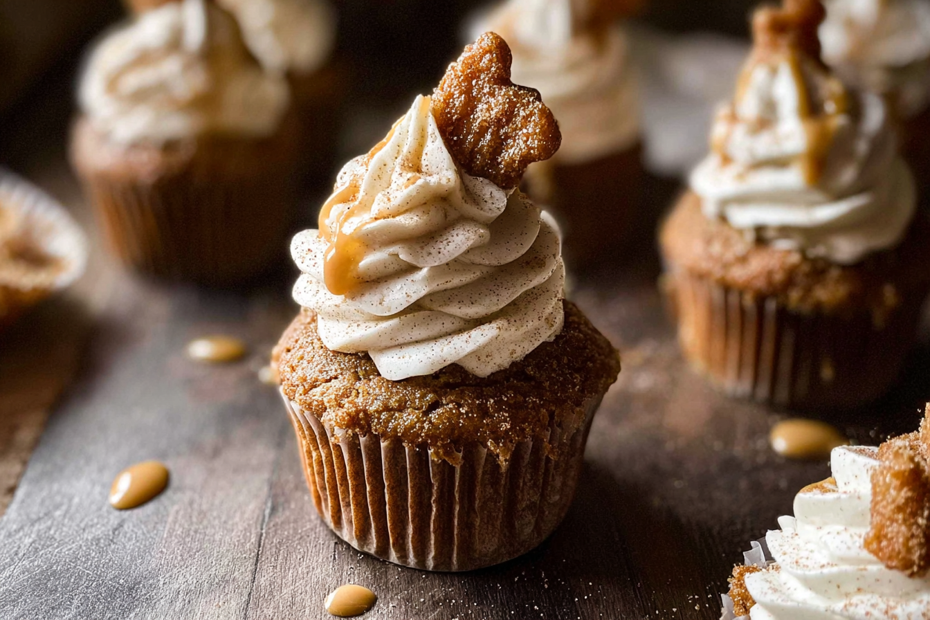 Chai Spice Maple Cupcakes