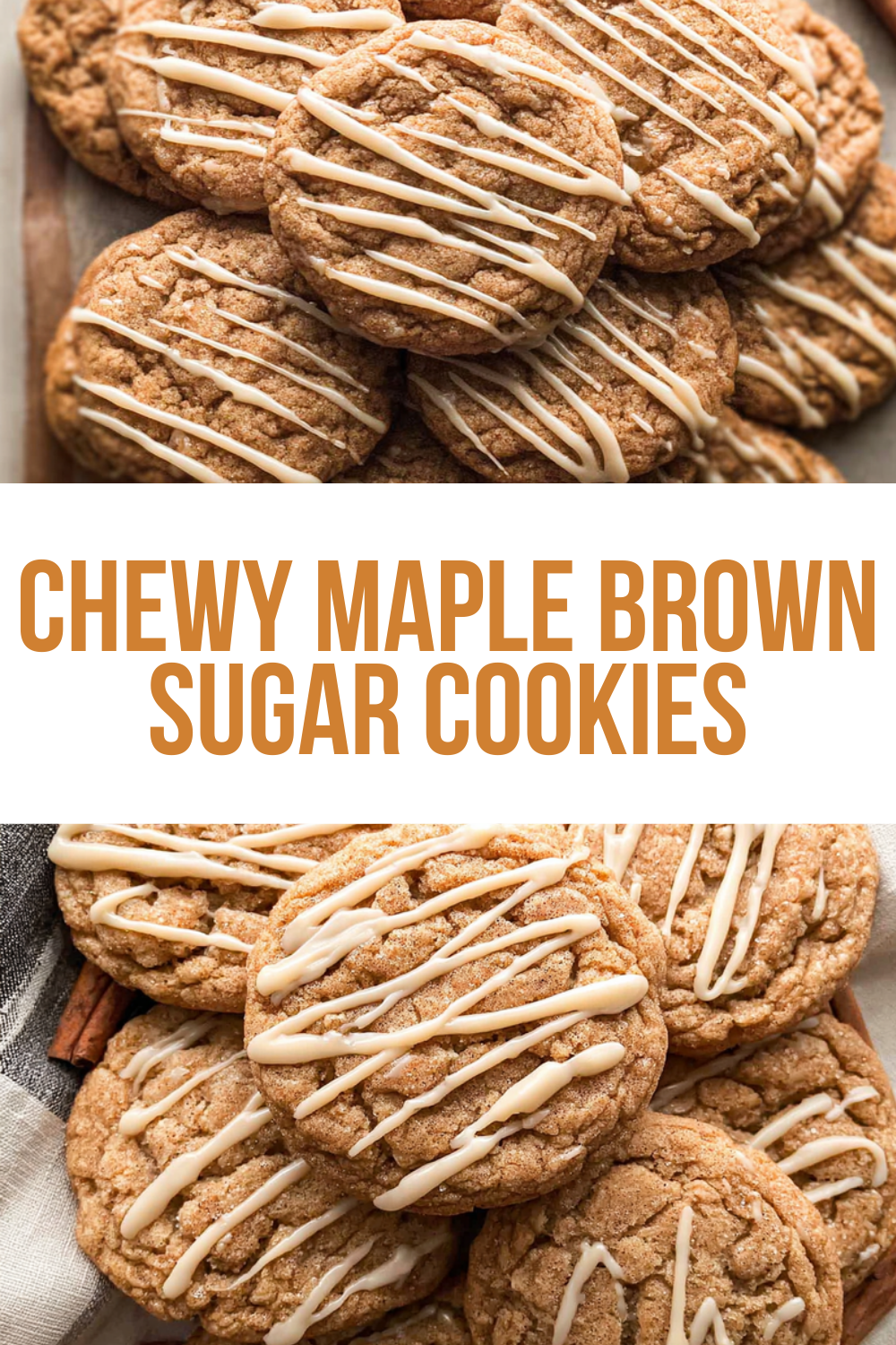 Chewy Maple Brown Sugar Cookies