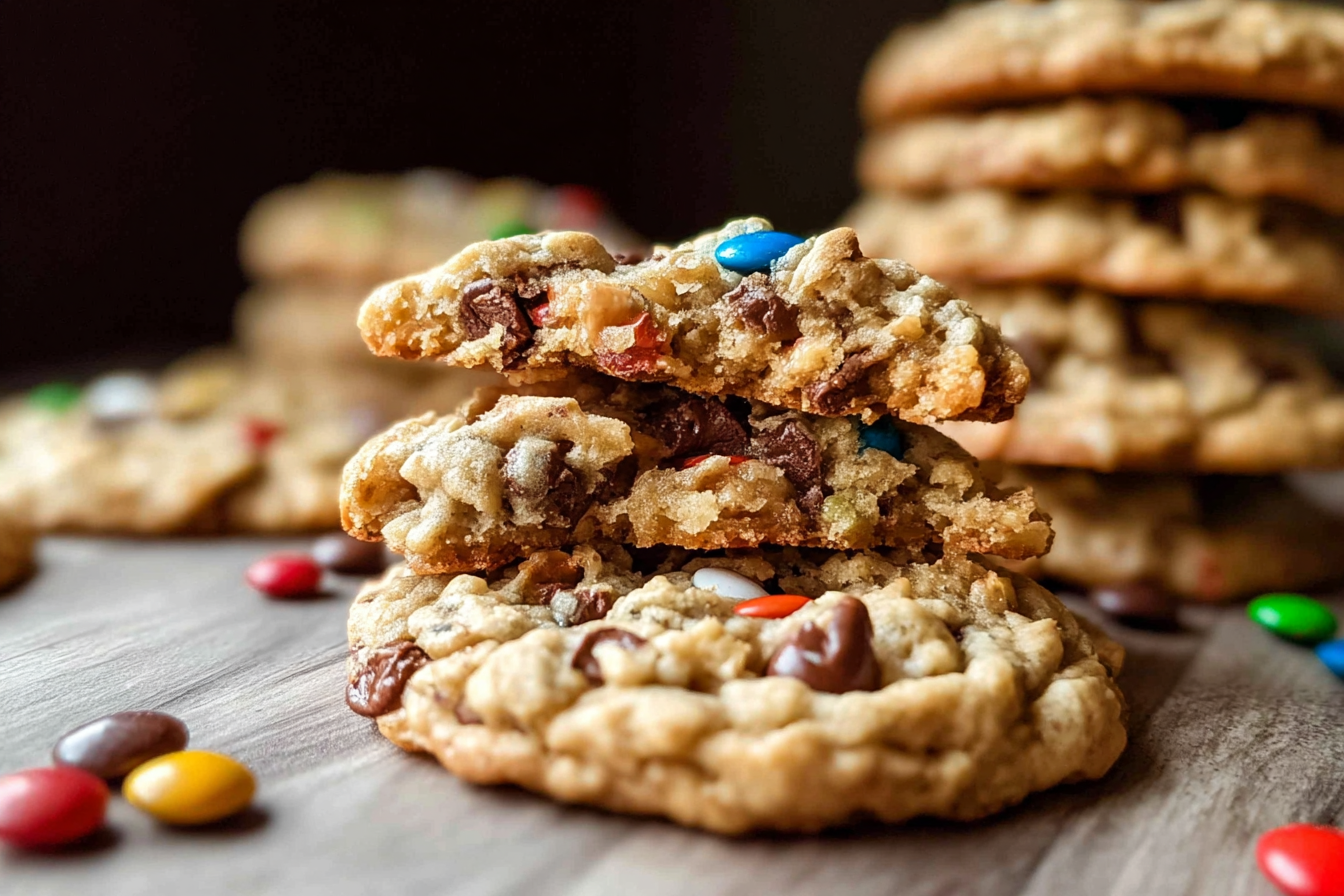 Chewy Monster Cookies