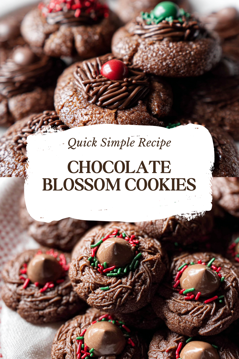 Chocolate Blossom Cookies Recipe 4 Chocolate Blossom Cookies