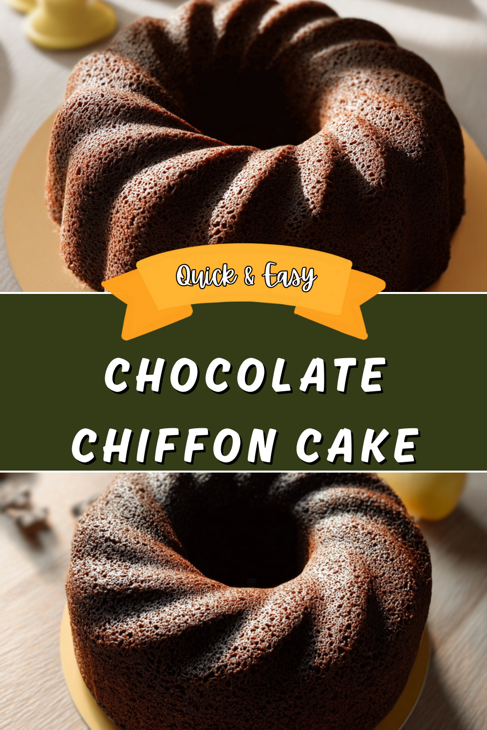 Chocolate Chiffon Cake