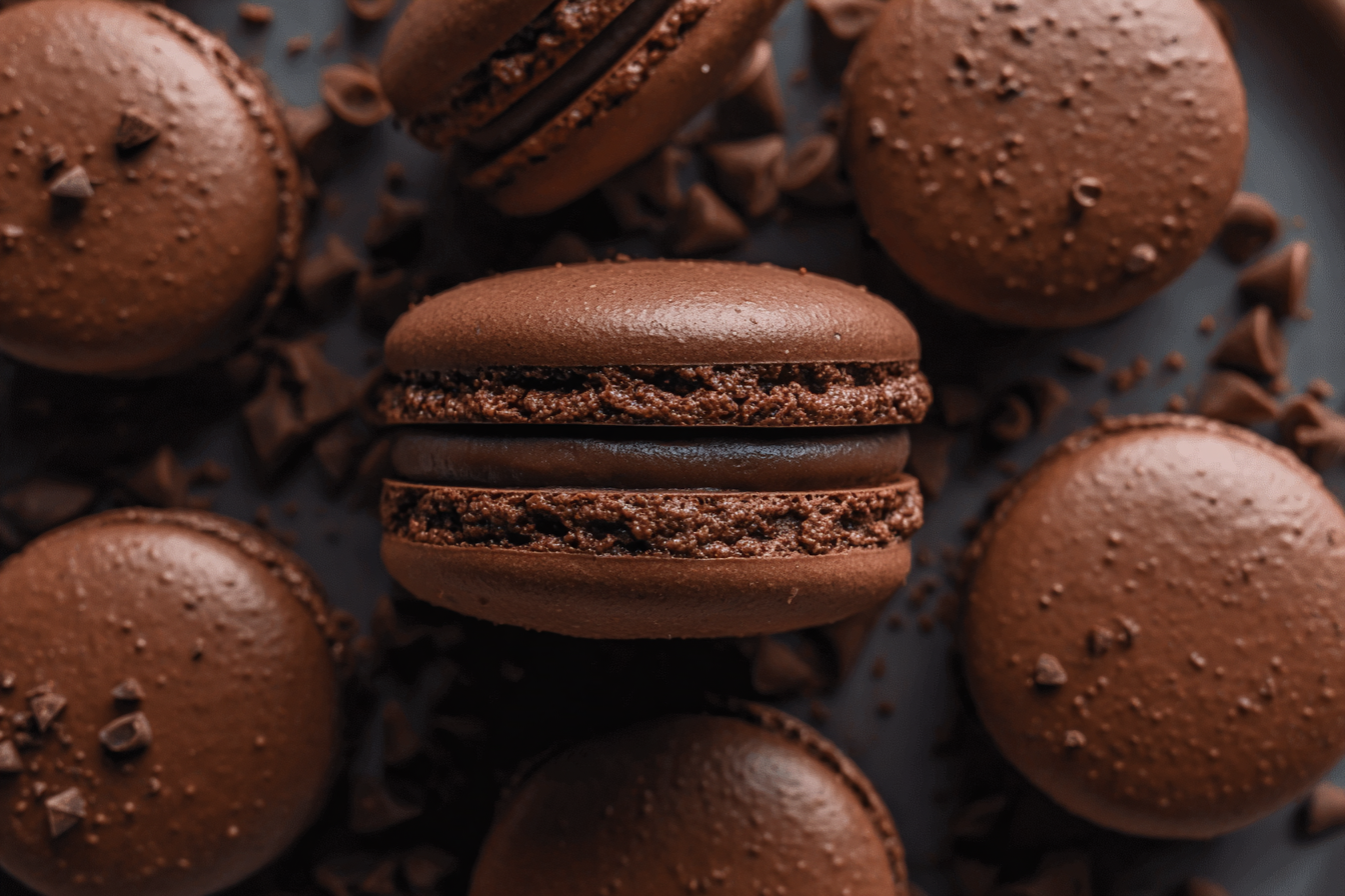 Chocolate Macarons