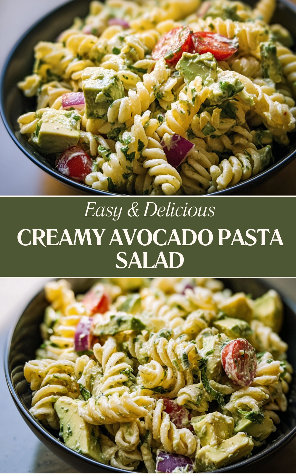Creamy Avocado Pasta Salad