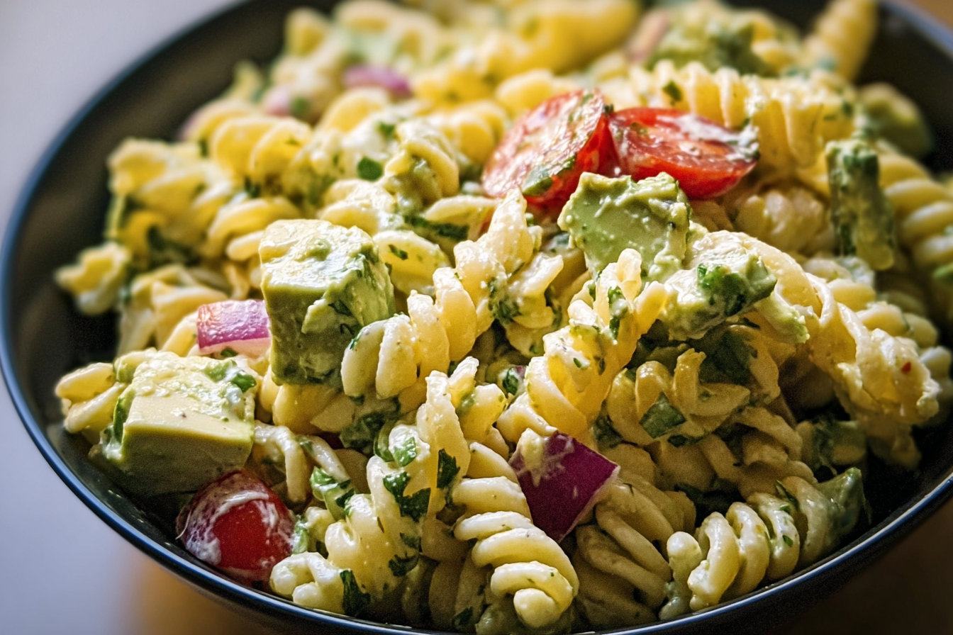Creamy Avocado Pasta Salad