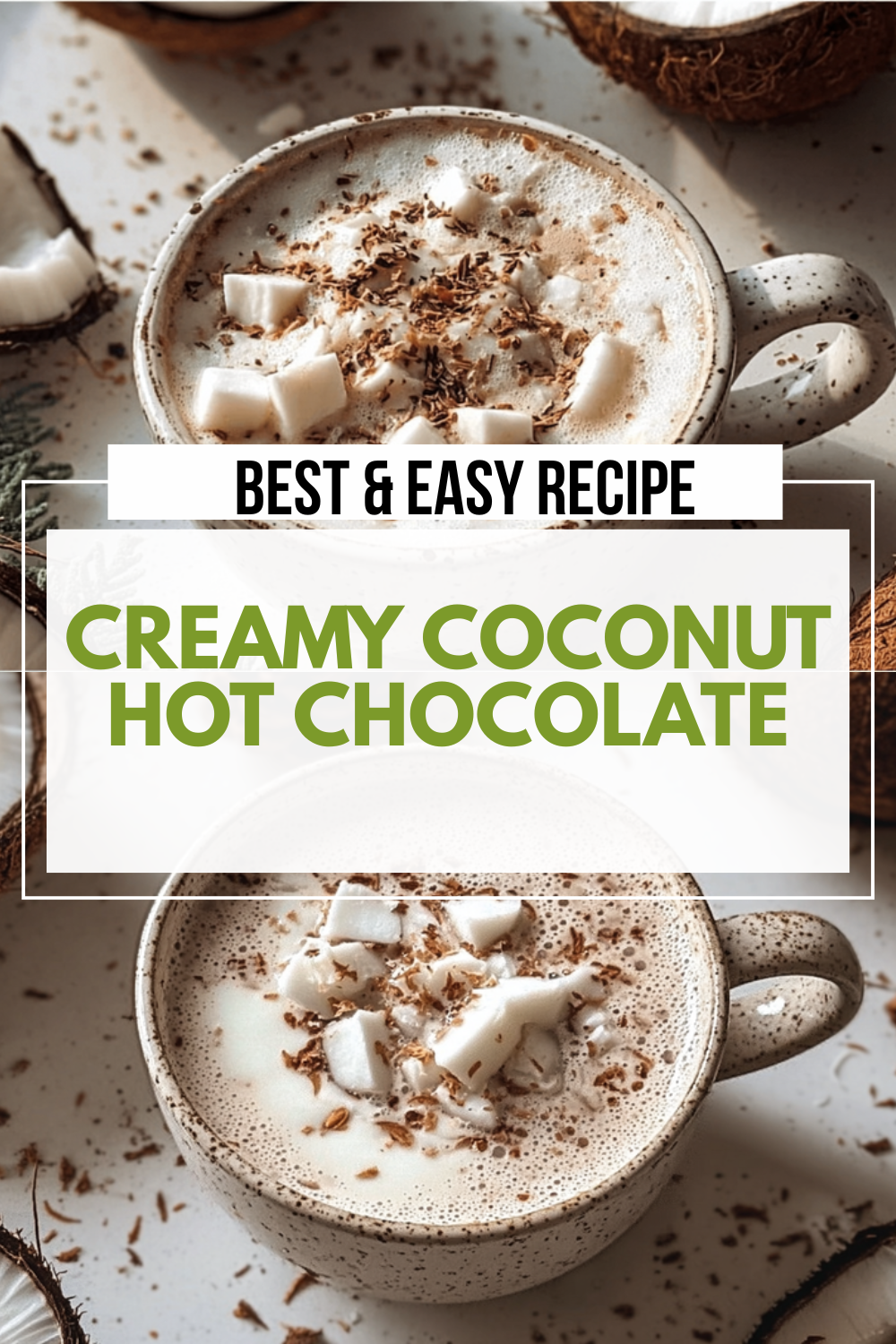 Creamy Coconut Hot Chocolate