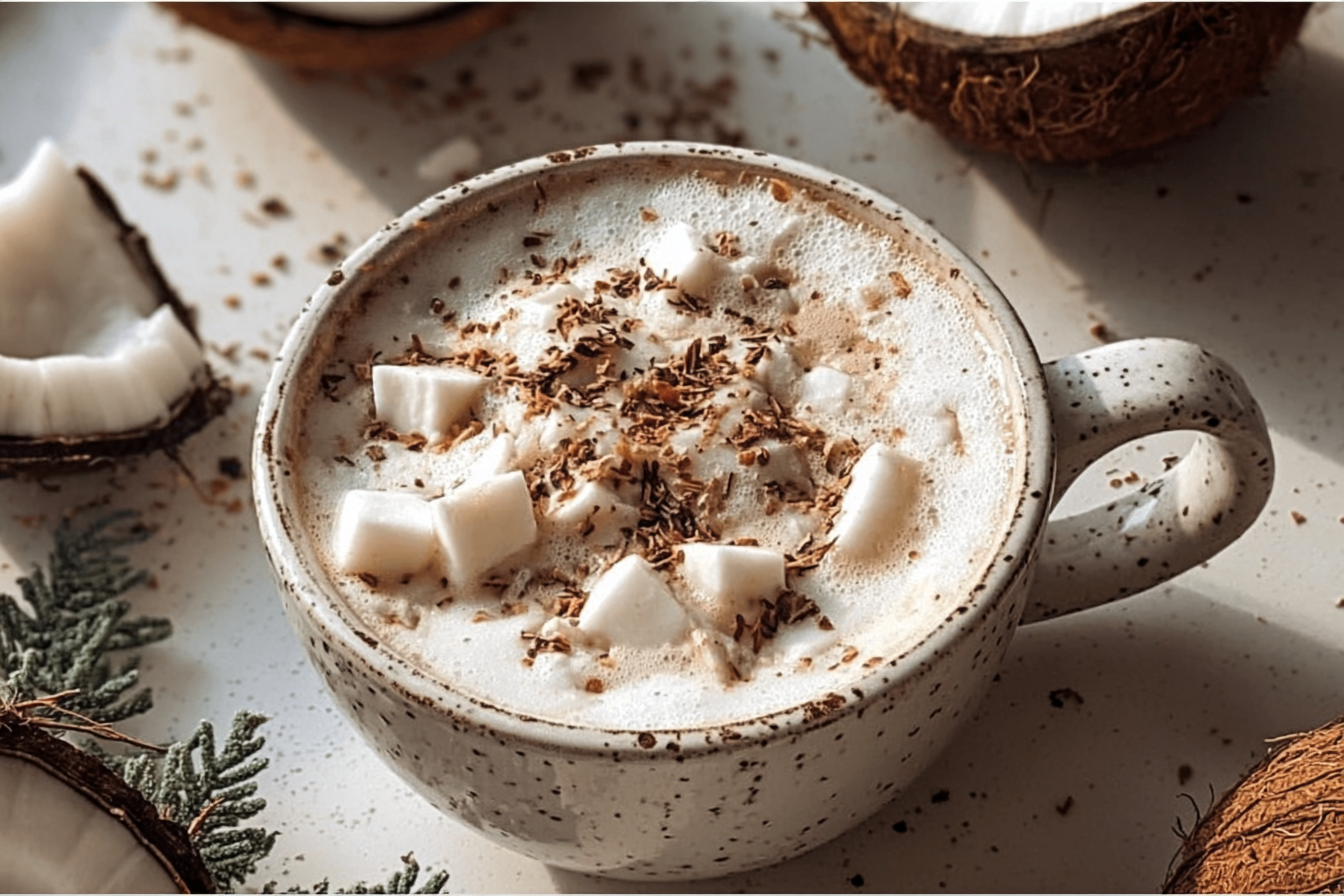 Creamy Coconut Hot Chocolate