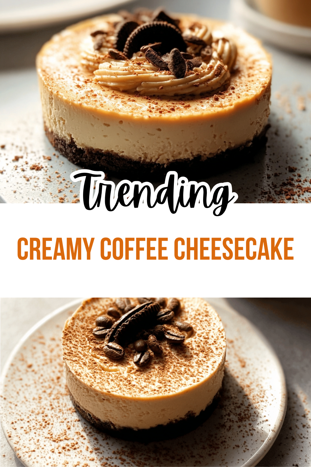 Creamy Coffee Cheesecake