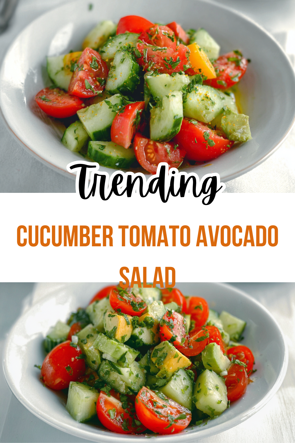 Cucumber Tomato Avocado Salad Recipe 7 Cucumber Tomato Avocado Salad