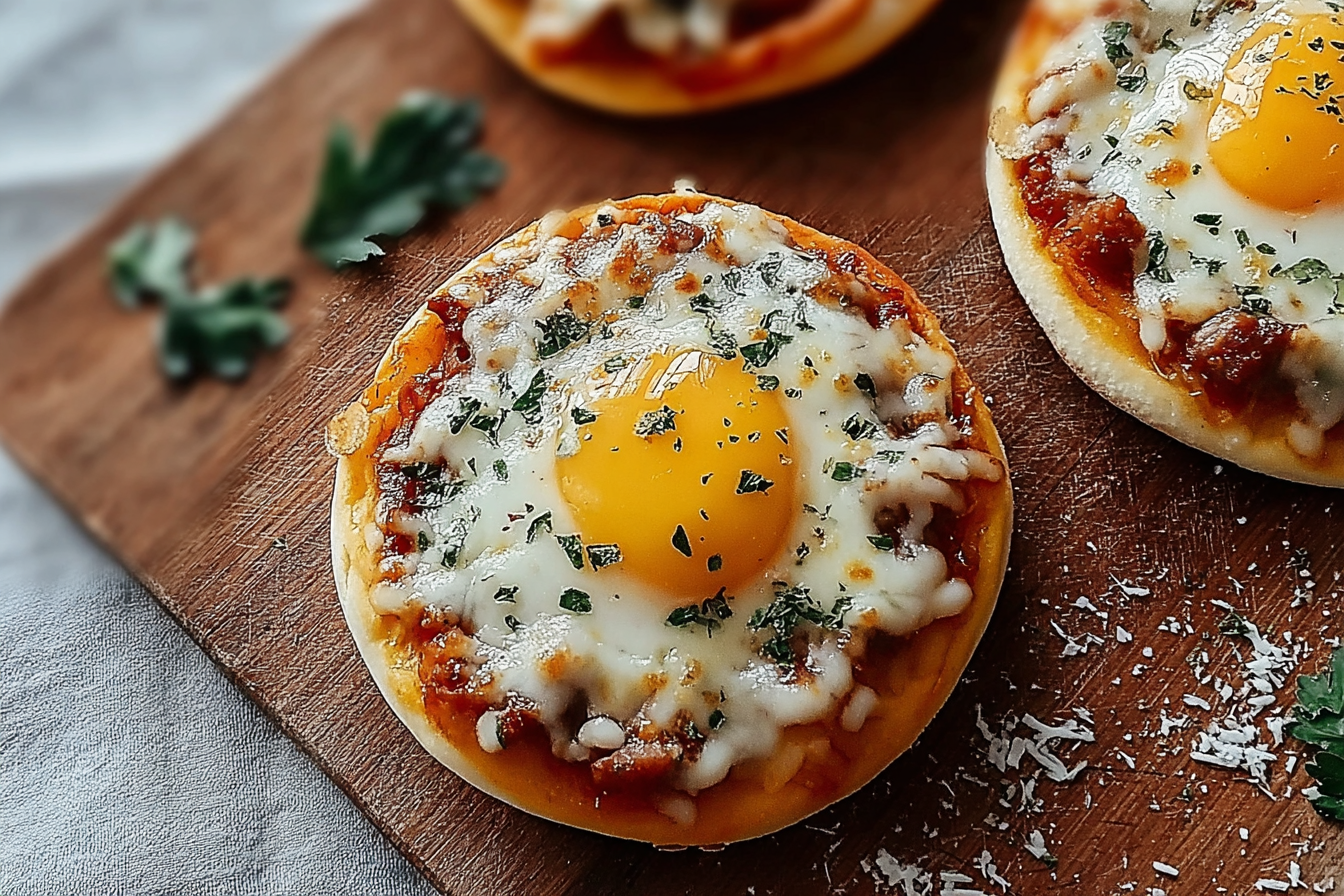 English Muffin Breakfast Pizza