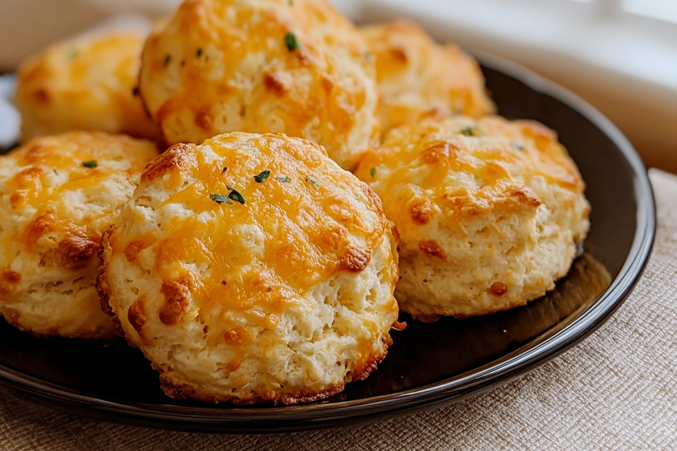 Homemade Cheesy Garlic Biscuits Recipe 6 Garlic Cheddar Biscuits