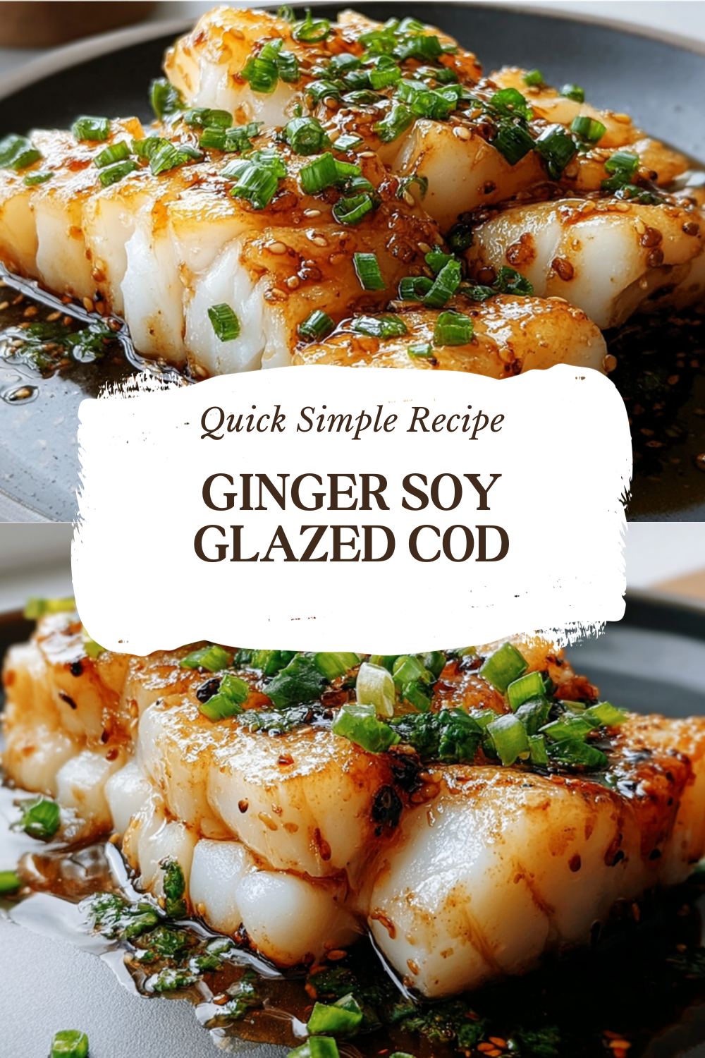 Ginger Soy Glazed Cod