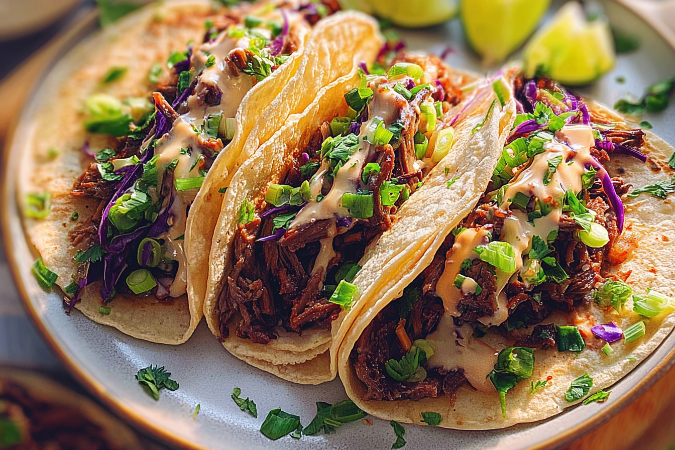 Korean Beef Tacos Bulgogi